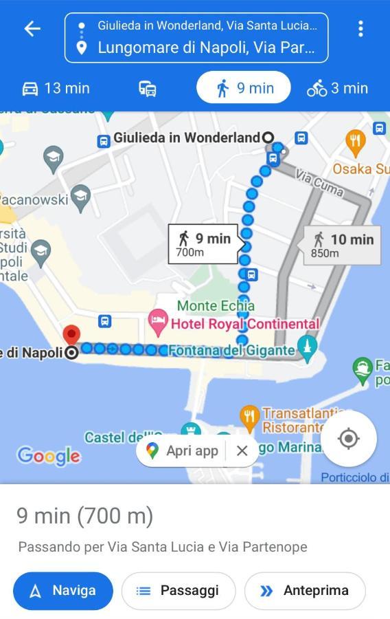 הוילה נאפולי Giulieda In Wonderland מראה חיצוני תמונה